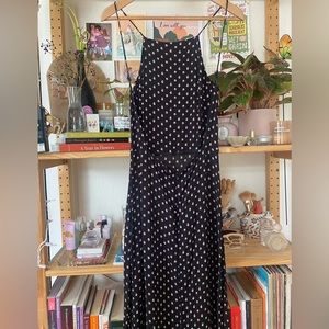 Open Back Reformation Dress w/ Slit